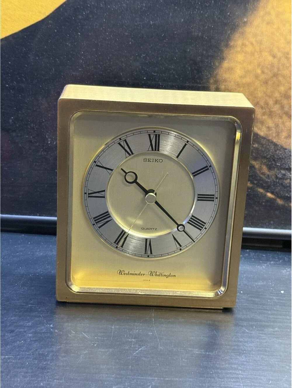 Vintage Seiko QQF150G Westminster Whittington Chime Quartz Mantel Clock Japan